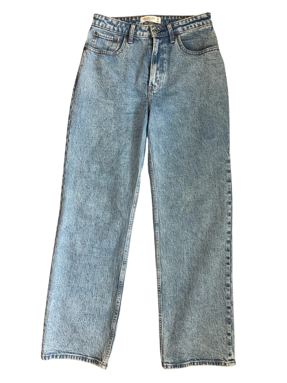 Abercrombie & Fitch The 90s Relaxed Jeans High Rise Curve Love Denim, 28/6R - Picture 2 of 8